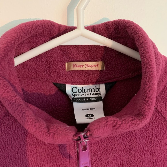 Purple Columbia fleece - Picture 2 of 5